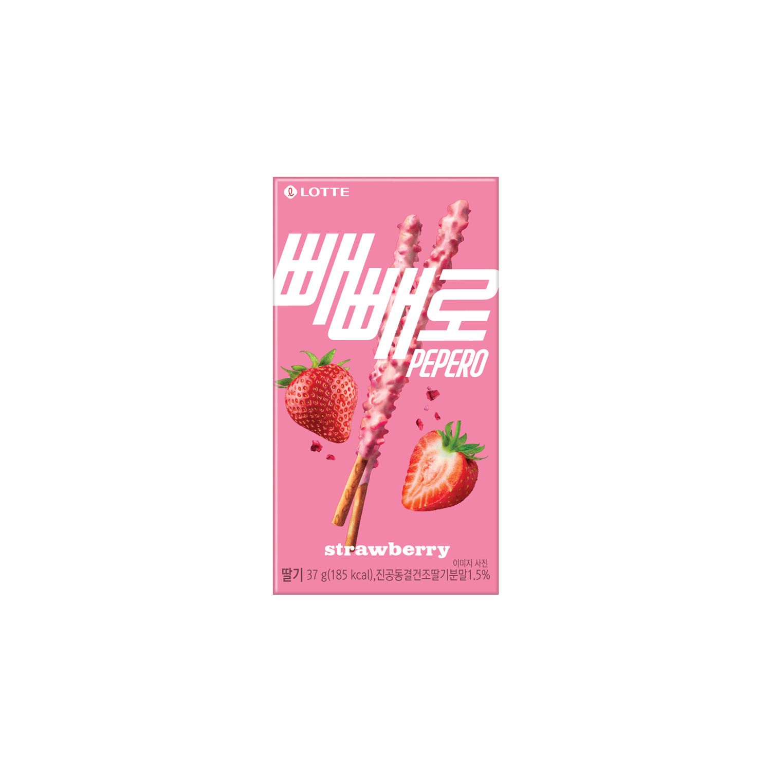 LOTTE Pepero Strawberry 37g | OLIVE YOUNG Global