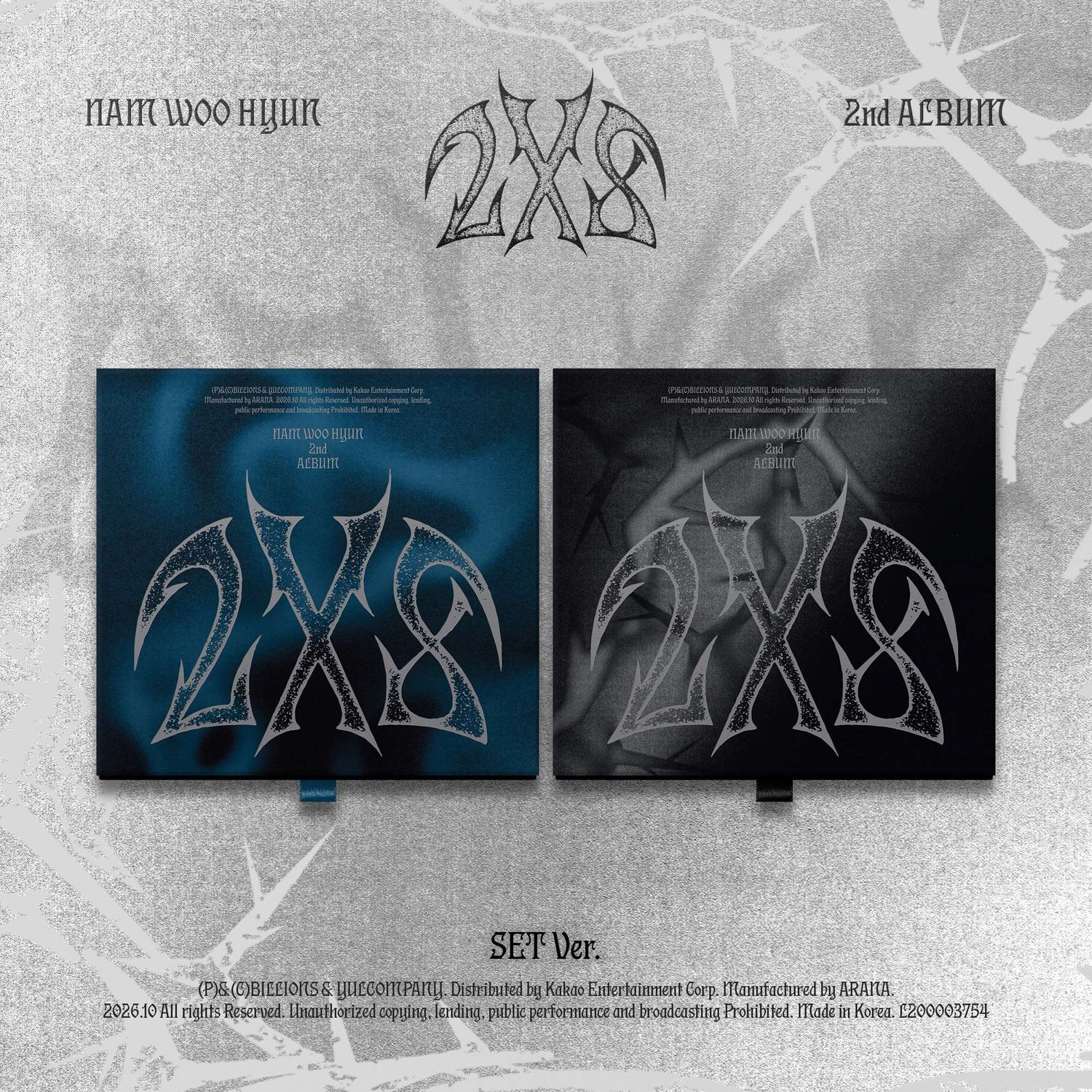 Nam Woo Hyun - 2nd Album [2X8] (MIDNIGHT ver./DEVIL ver.) | OLIVE YOUNG Global