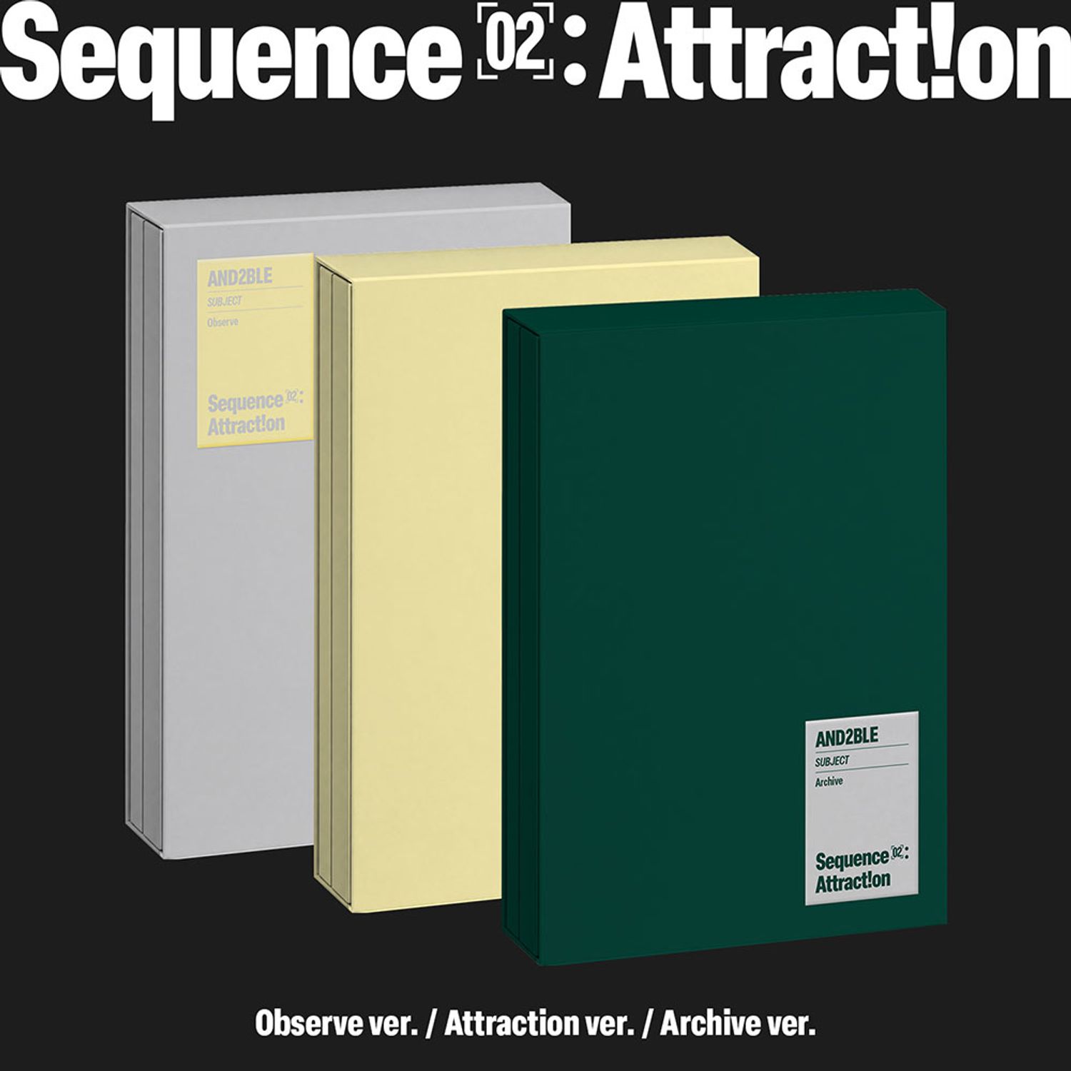 AND2BLE - 2nd Mini Album [Sequence 02: Attraction] | OLIVE YOUNG Global