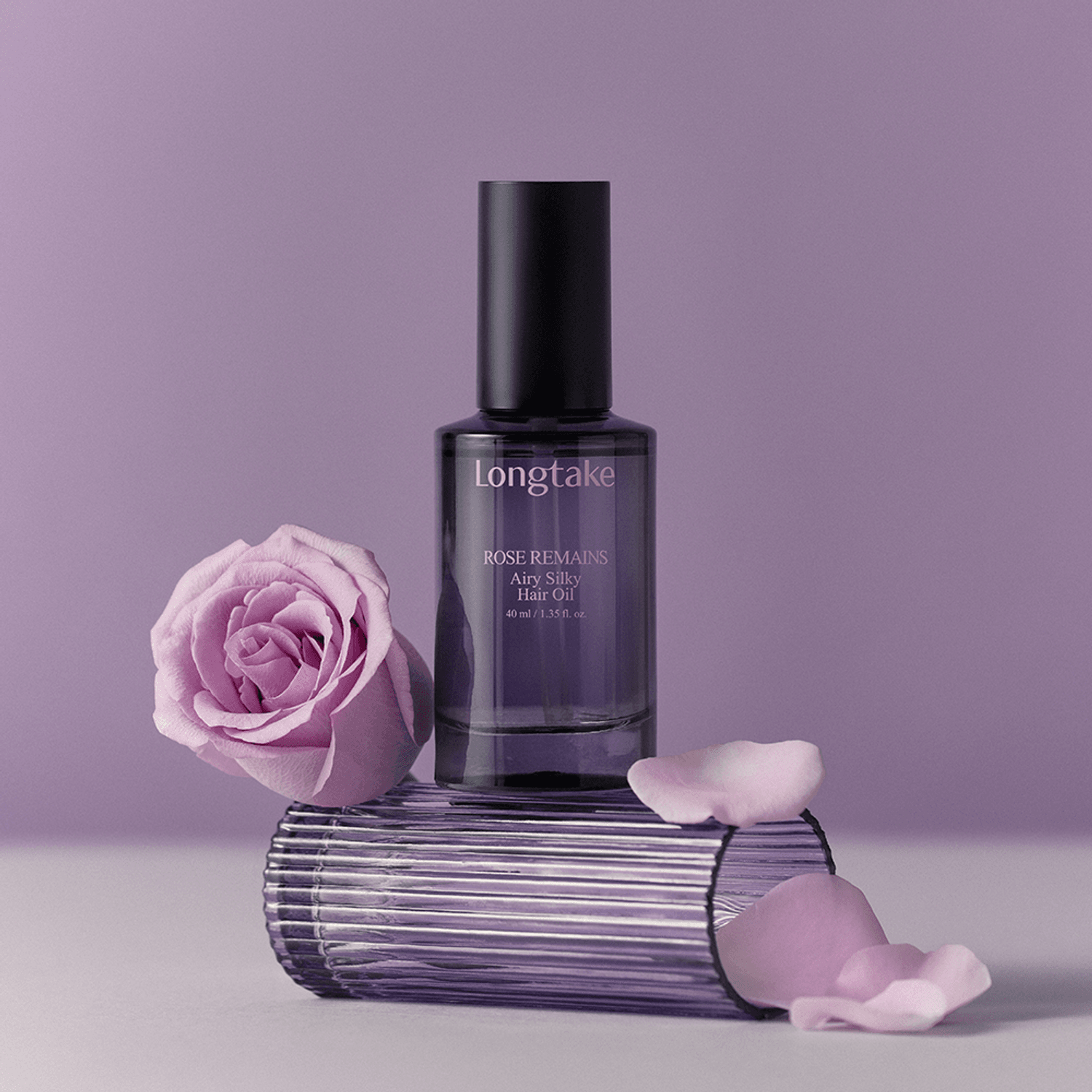 [NEW] Longtake Rose Remains Airy Silky Hair Oil 40ml (Set/Single) | OLIVE YOUNG Global