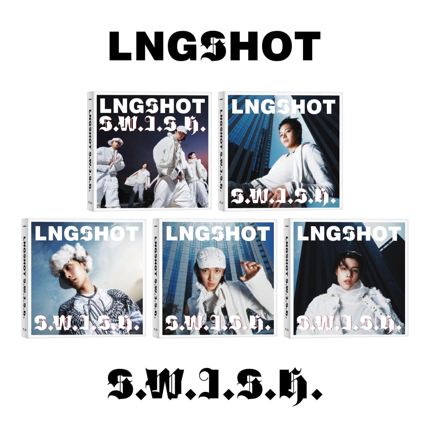 [Random] LNGSHOT - EP [S.W.I.S.H.] (Standard Ver.) | OLIVE YOUNG Global