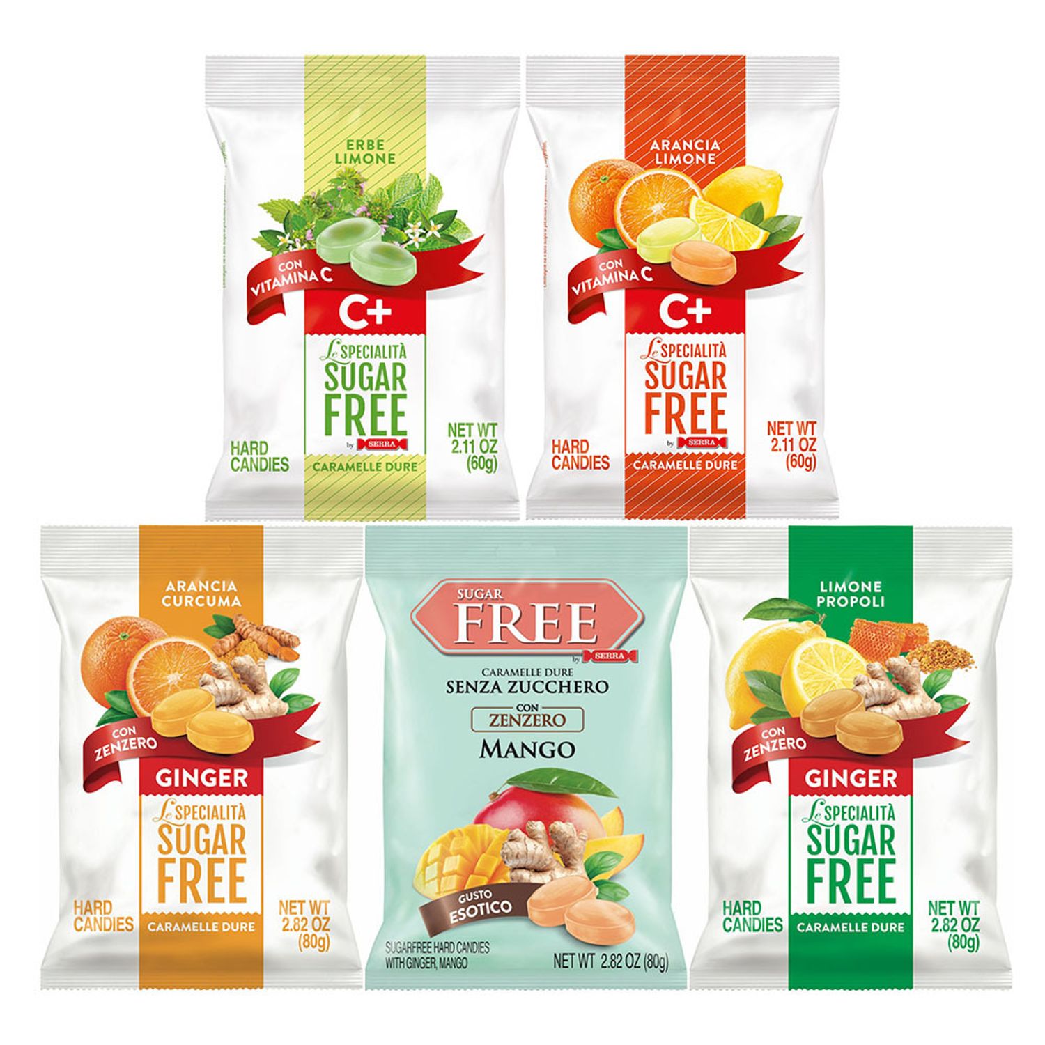 SERRA Sugar Free Candy 60g (2 Options) | OLIVE YOUNG Global