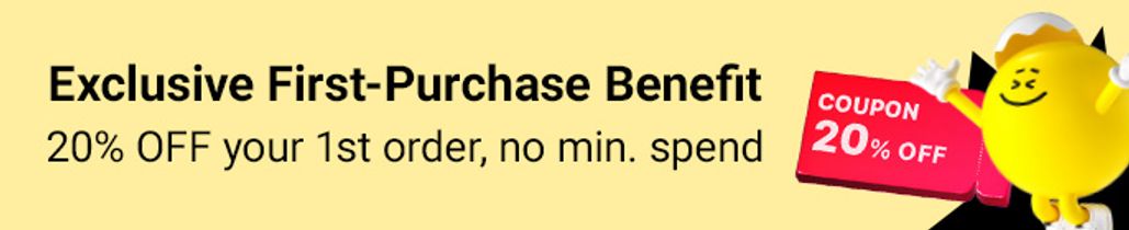 First Purchase Benefit! 20% OFF