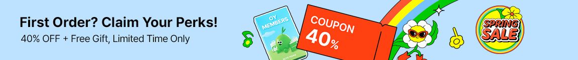 First Order? Claim Your Perks! 40% OFF + Free Gift, Limited Time Only