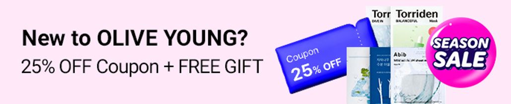 Welcome to OLIVE YOUNG! - New Member 25% OFF