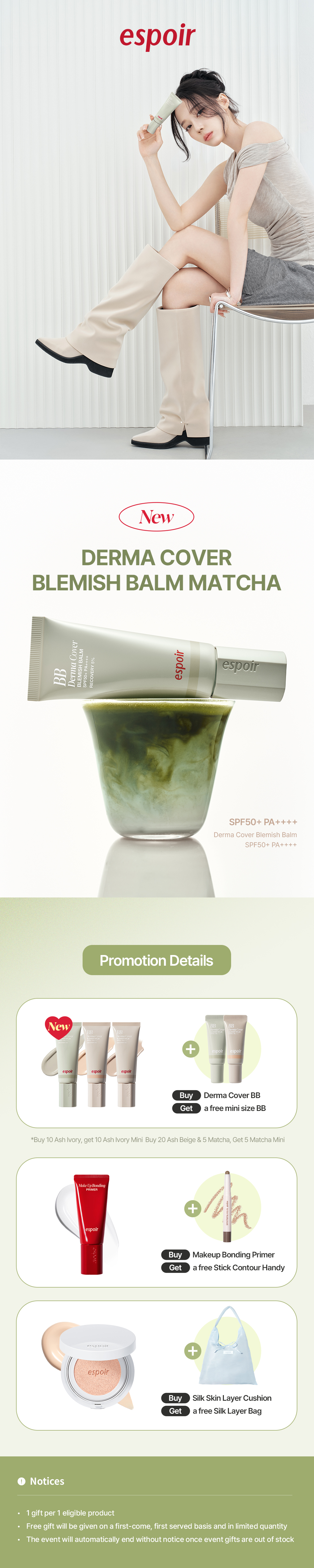 espoir's New BB Cream - Buy Now & Get Free Gifts!
