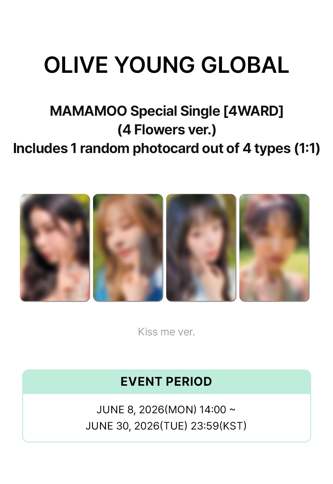 Random] MAMAMOO - Special Single [4WARD] (Memories / Silence ver