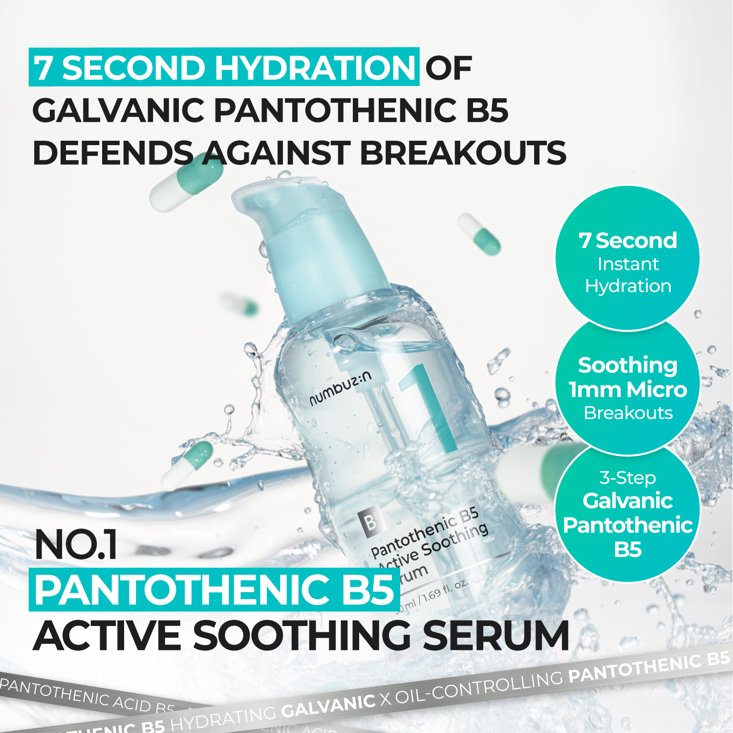 Active Serum 30ml 2本セット By Nature 2% Hyaluronic Acid Serum Concentrate for Dry and