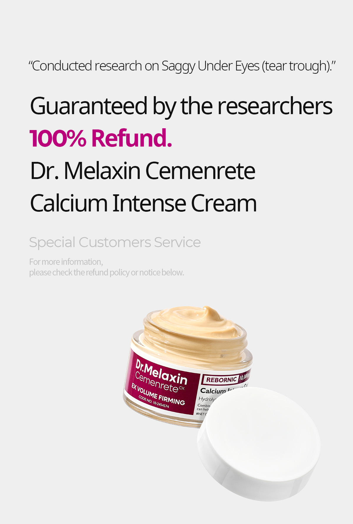 Dr.Melaxin Cemenrete Calcium Intense Cream 50ml | OLIVE YOUNG Global