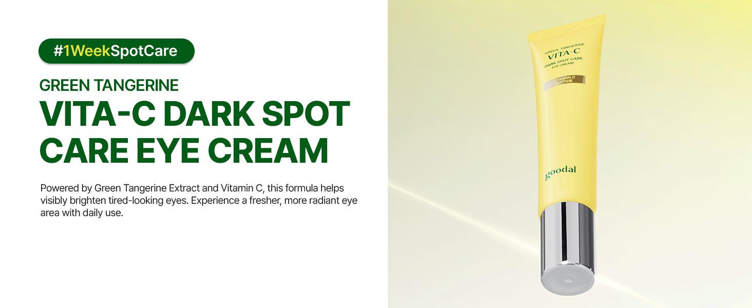 goodal Green Tangerine Vita-C Dark Spot Care Eye Cream 30ml 1+1