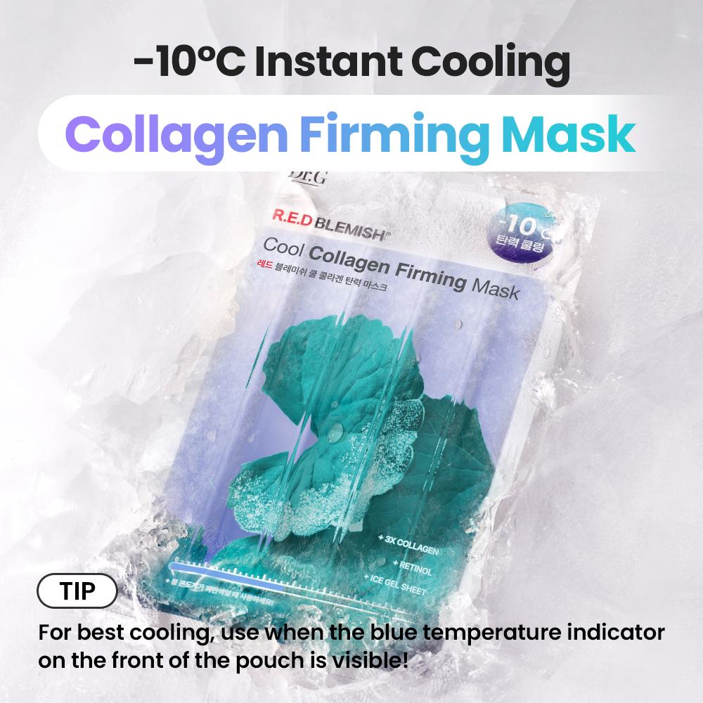 Dr.G Red Blemish Cool Collagen Firming Mask 5ea | OLIVE YOUNG Global