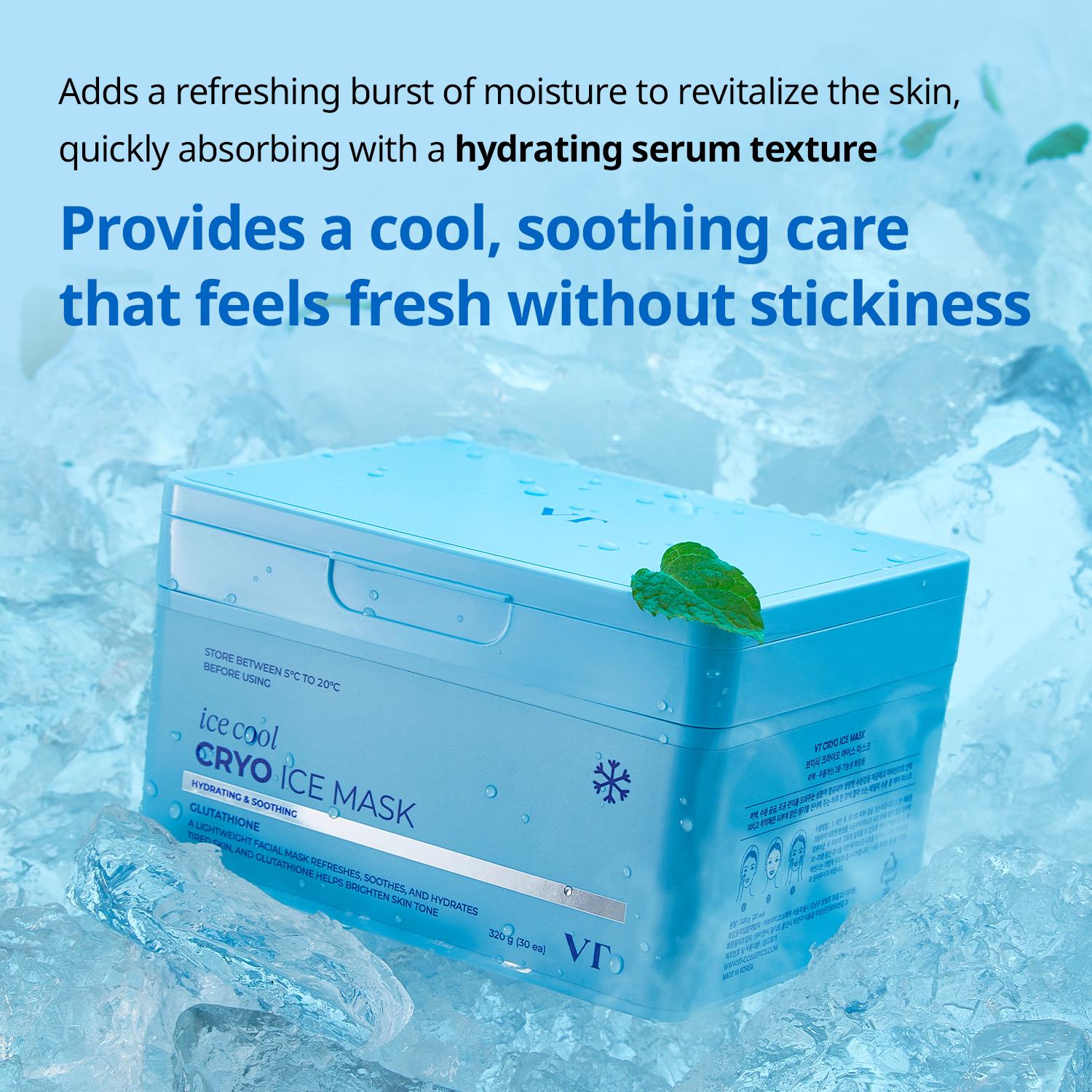 VT ブイティー　CRYO ICE MASK クライオアイスマスク　シート４点 VT Cryo Ice Mask 30P | OLIVE YOUNG Global