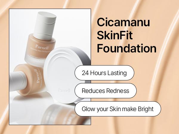 ファンデーション OLIVE OIL Parnell Cicamanu Skin Fit Foundation 30mL | OLIVE YOUNG Global