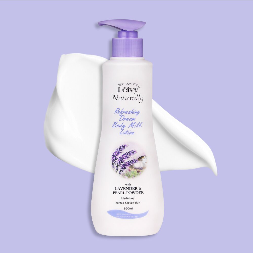 Leivy Refreshing Cream Body Milk Lotion 350mL | OLIVE YOUNG Global