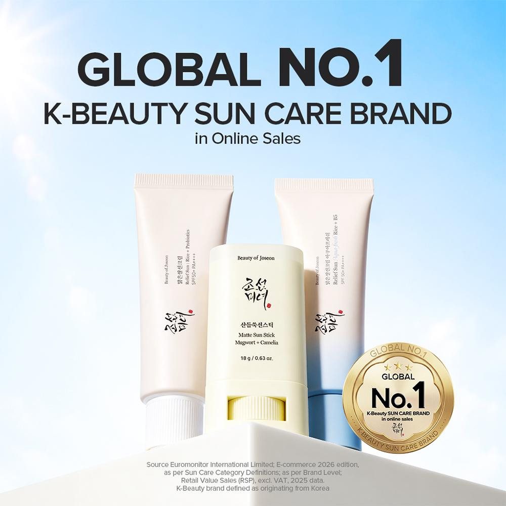 Sun Protection SPF50+/PA++++ 3個セット Beauty of Joseon Relief Sun Rice+Probiotics 50ml Triple Set