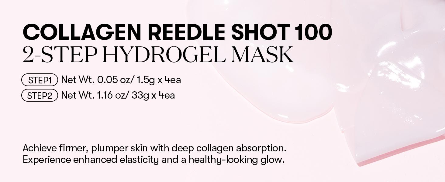 VT Color Reedle Shot 100 2Step Hydrogel Mask Sheet 1ea (Collagen