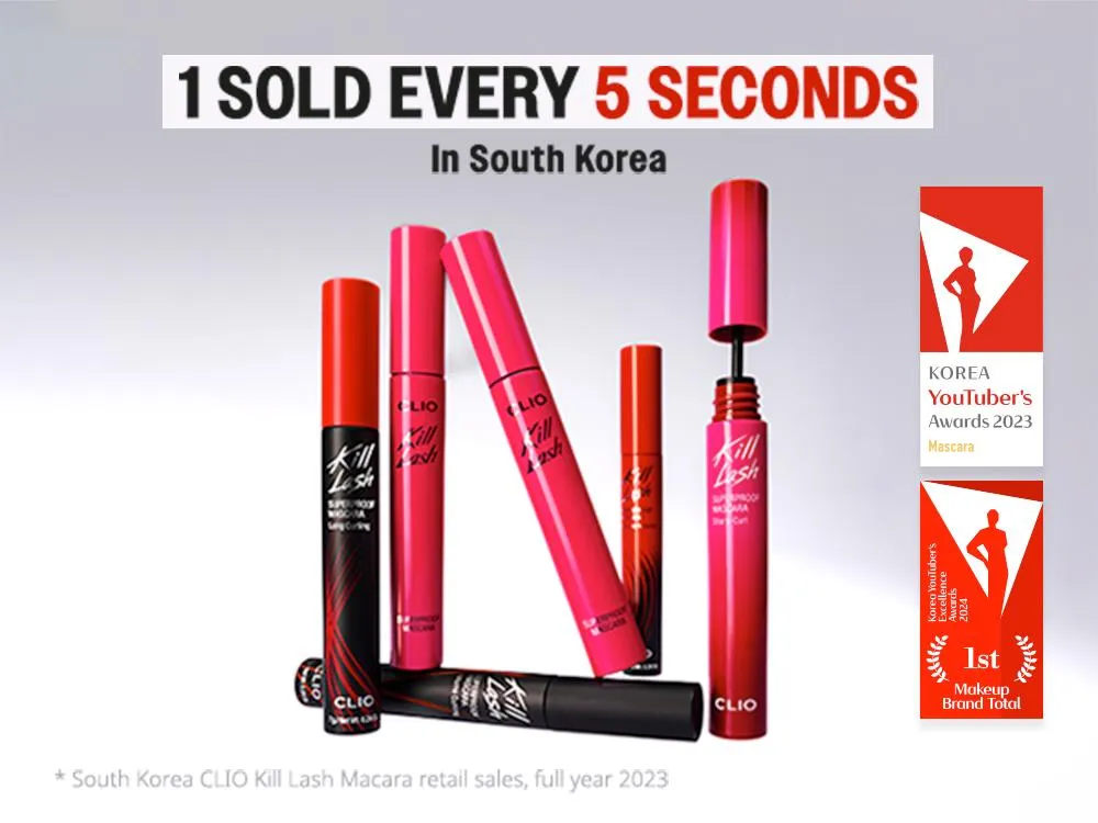 CLIO Kill Lash Mascara Double Pack (Set/Single) (9 Options)