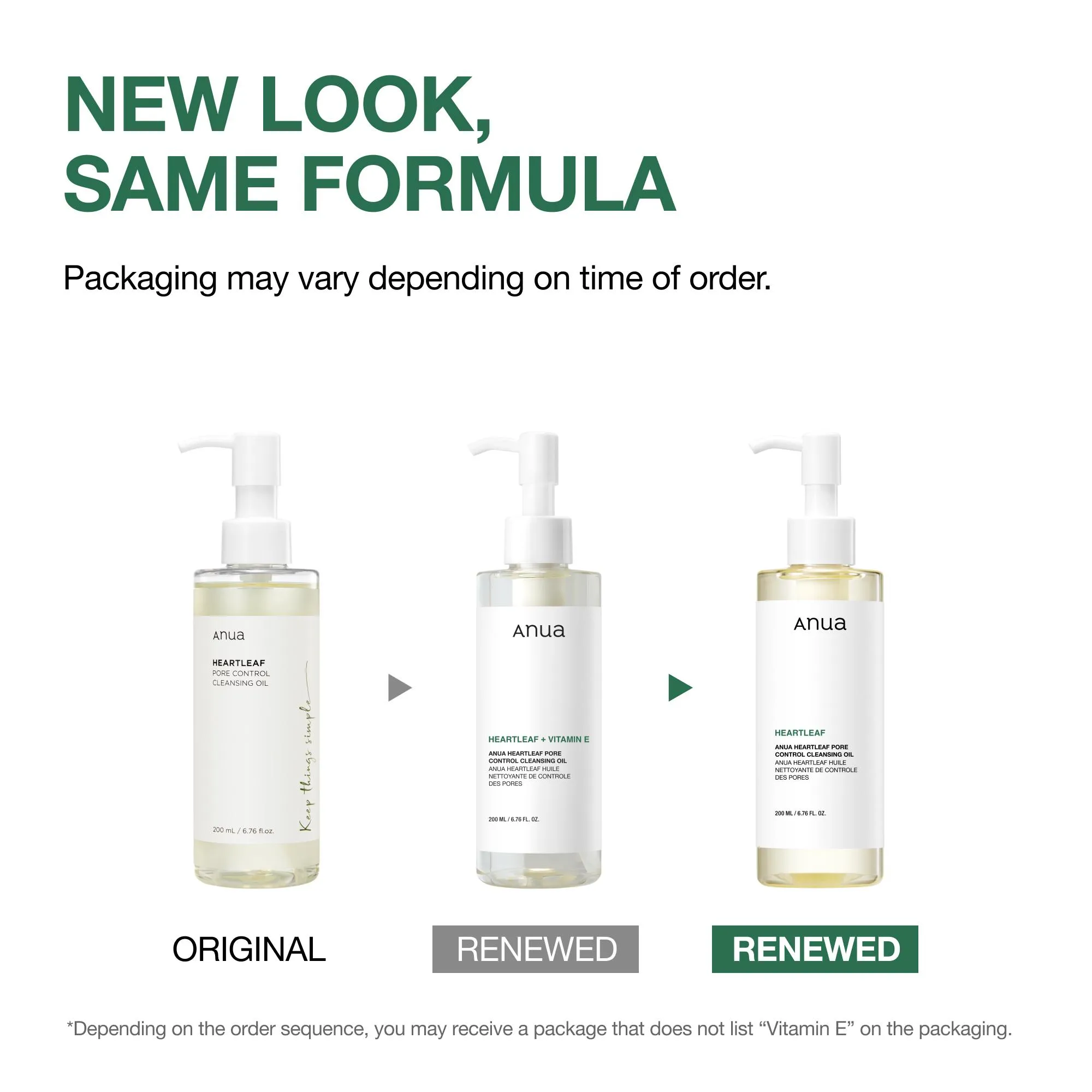 Anua Heartleaf Pore Control Cleansing Oil 200mL Double Set