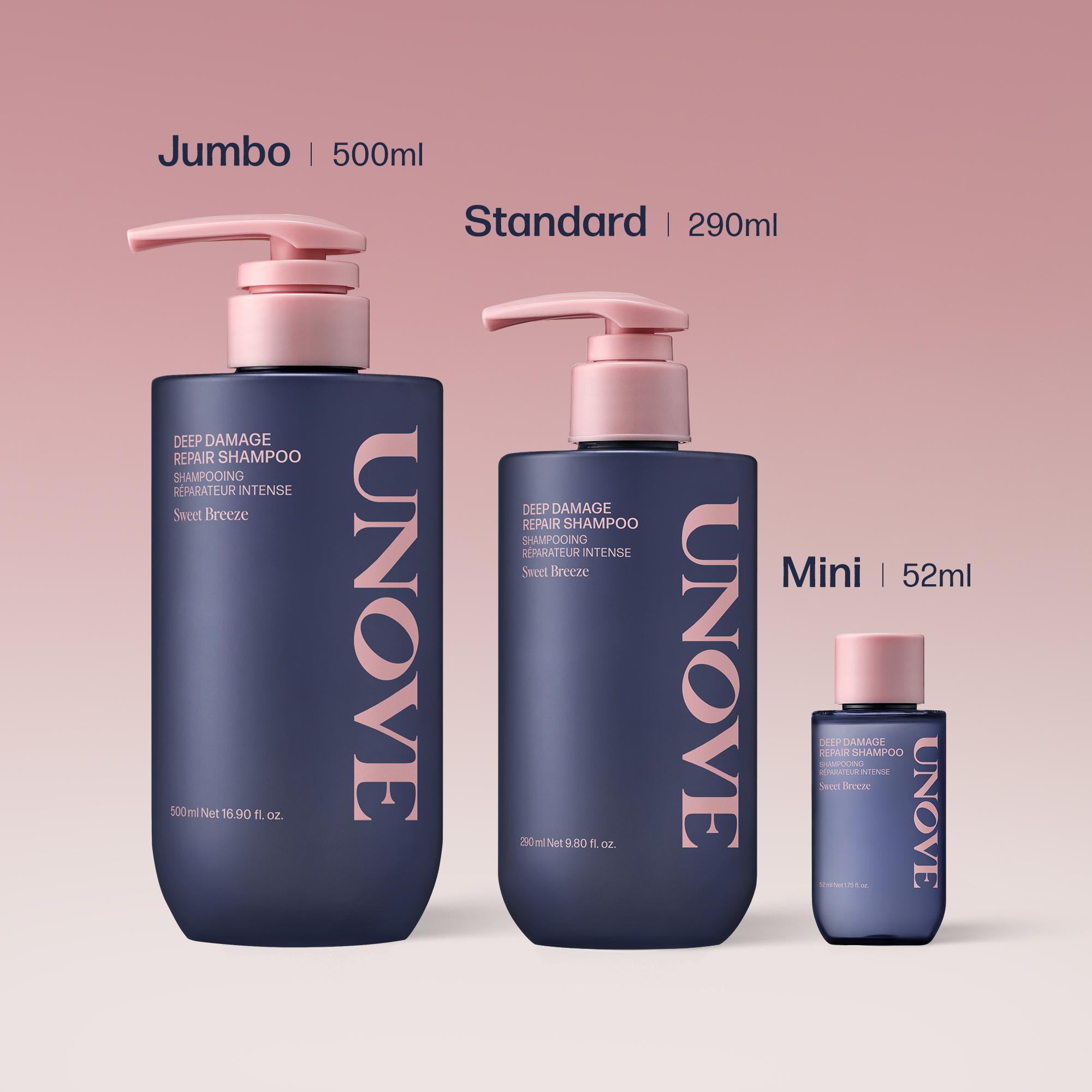 UNOVE ディープダメージリペアシャンプー 500g (スウィートブリーズ