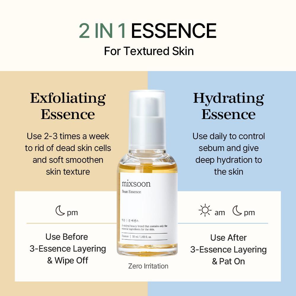 mixsoon Bean Essence 50mL (+Centella Asiatica Essence 20mL