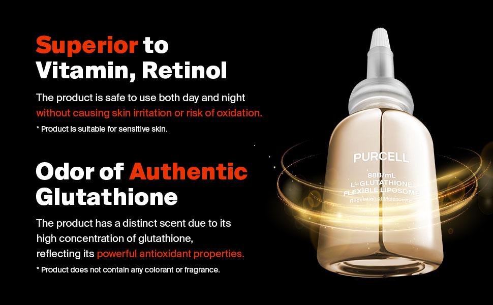 can i use glutathione and retinol together at night PURCELL 88B/mL L-Glutathione Flexible Liposome 20ml (+7ml) What to Pair and Avoid