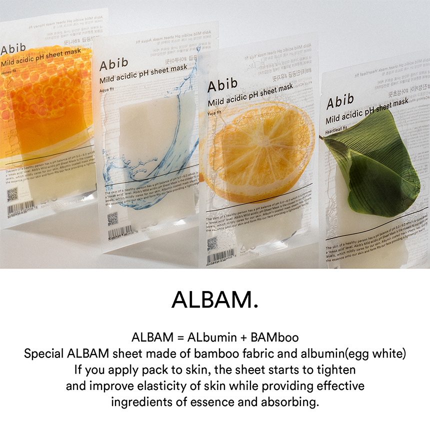 Abib andパック Abib 弱酸性pHシートマスクパック アクアフィット 10P | OLIVE