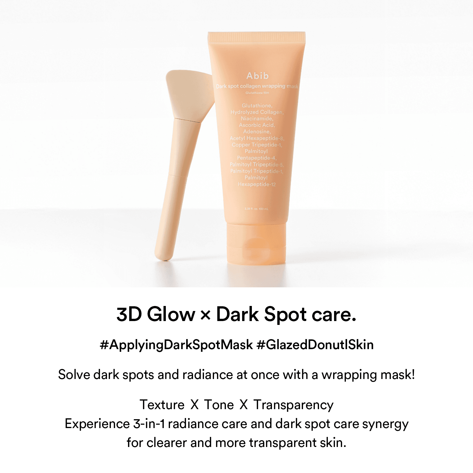 s palmitoyl glutathione Abib Dark Spot Collagen Wrapping Mask Film 100ml (+Spatula) multipack Miscarriage Risk: Age & Size:100 mL