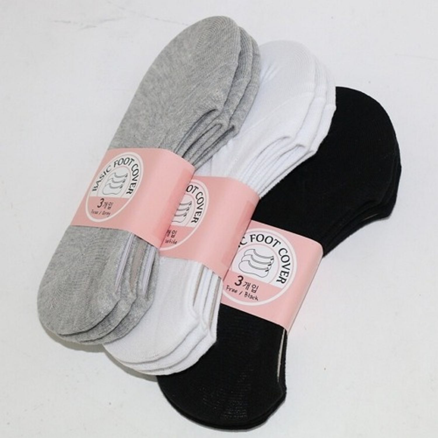 Sockstop Basic Foot Cover 3-Pair Set | OLIVE YOUNG Global