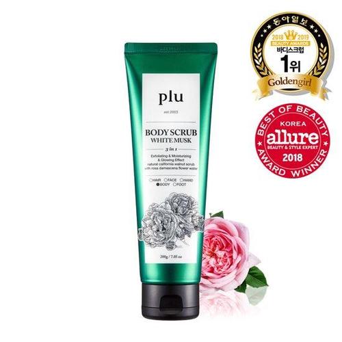 PLU ボディースクラブ ホワイトムスク 200g | OLIVE YOUNG Global