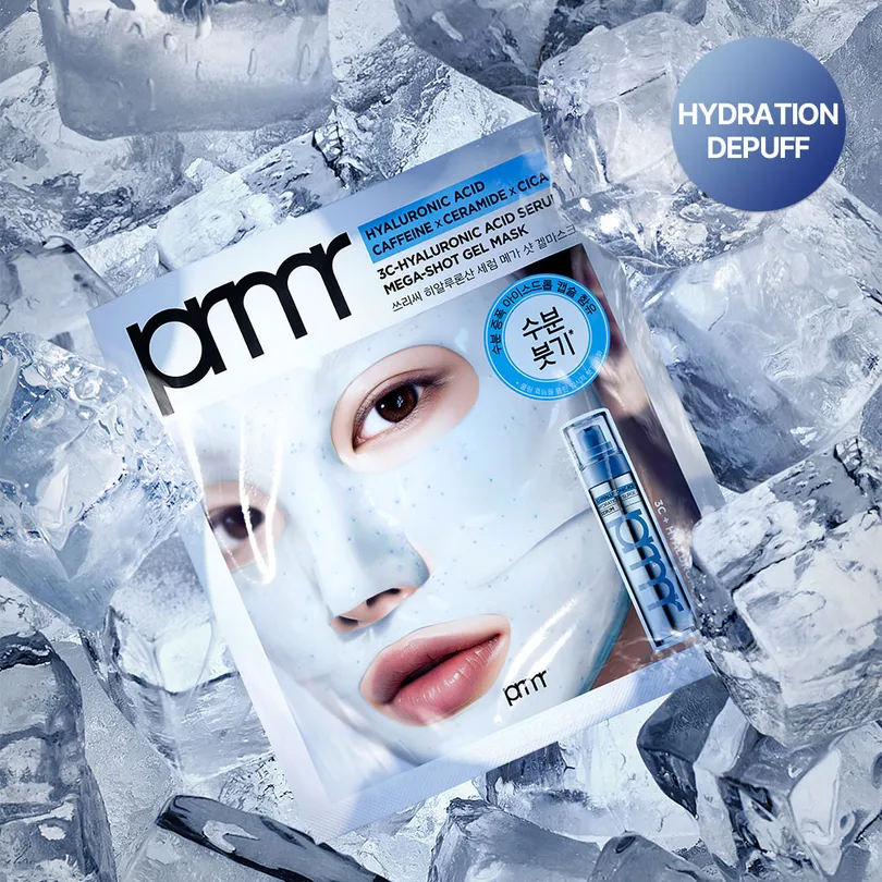Primera Primera 3C-Hyaluronic Acid Serum Mega-Shot Gel Mask Sheet (2 Options) (1ea/4+1ea)