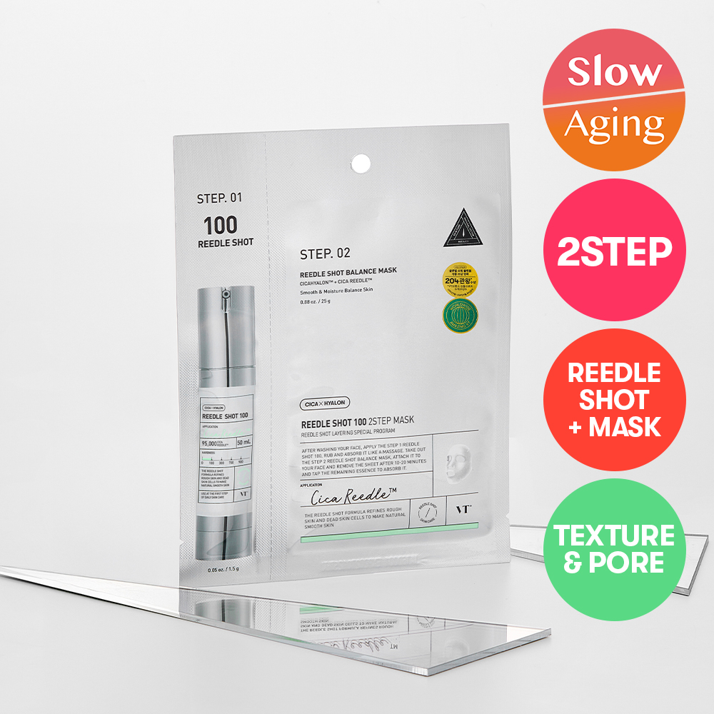 VT Reedle Shot 100 2Step Mask Sheet 1ea | OLIVE YOUNG Global