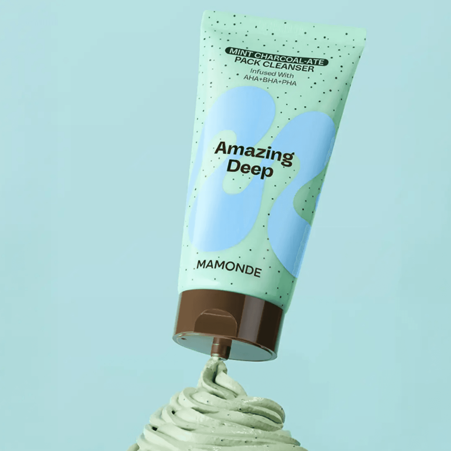 Mamonde Amazing Deep Mint Charcoal-Ate Pack Cleanser 135g Set (+