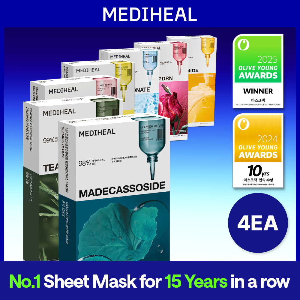 MEDIHEAL エッセンシャルマスク2枚企画 (+2枚) | OLIVE YOUNG Global
