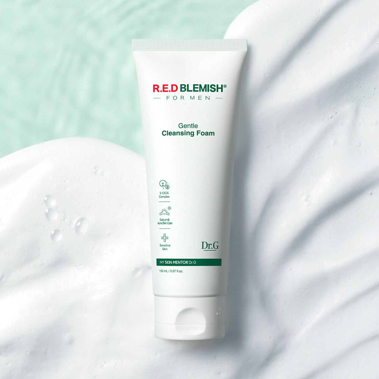 Dr.G R.E.D. Blemish For Men Gentle Cleansing Foam 150mL | OLIVE YOUNG Global