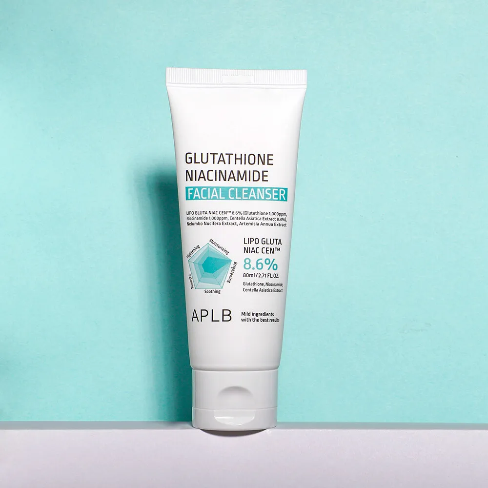 glutathione cleanser APLB Glutathione Niacinamide Facial Cleanser 80ml