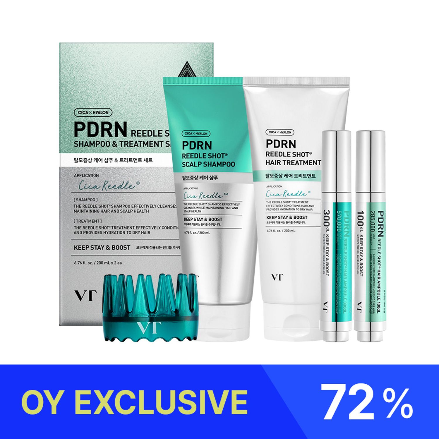 ★OY EXCLUSIVE★ VT PDRN Reedle Shot Scalp & Hair Revival Set | OLIVE YOUNG Global