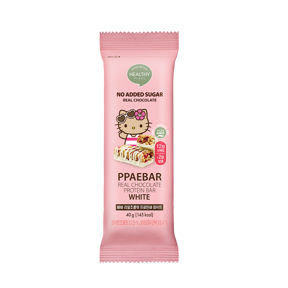 SANRIO EDITION] PPAEBAR Real Chocolate Protein Bar #White 40g | OLIVE YOUNG  Global