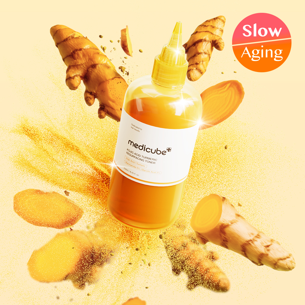 medicube Kojic Acid Turmeric Resurfacing Toner 250ml | OLIVE YOUNG