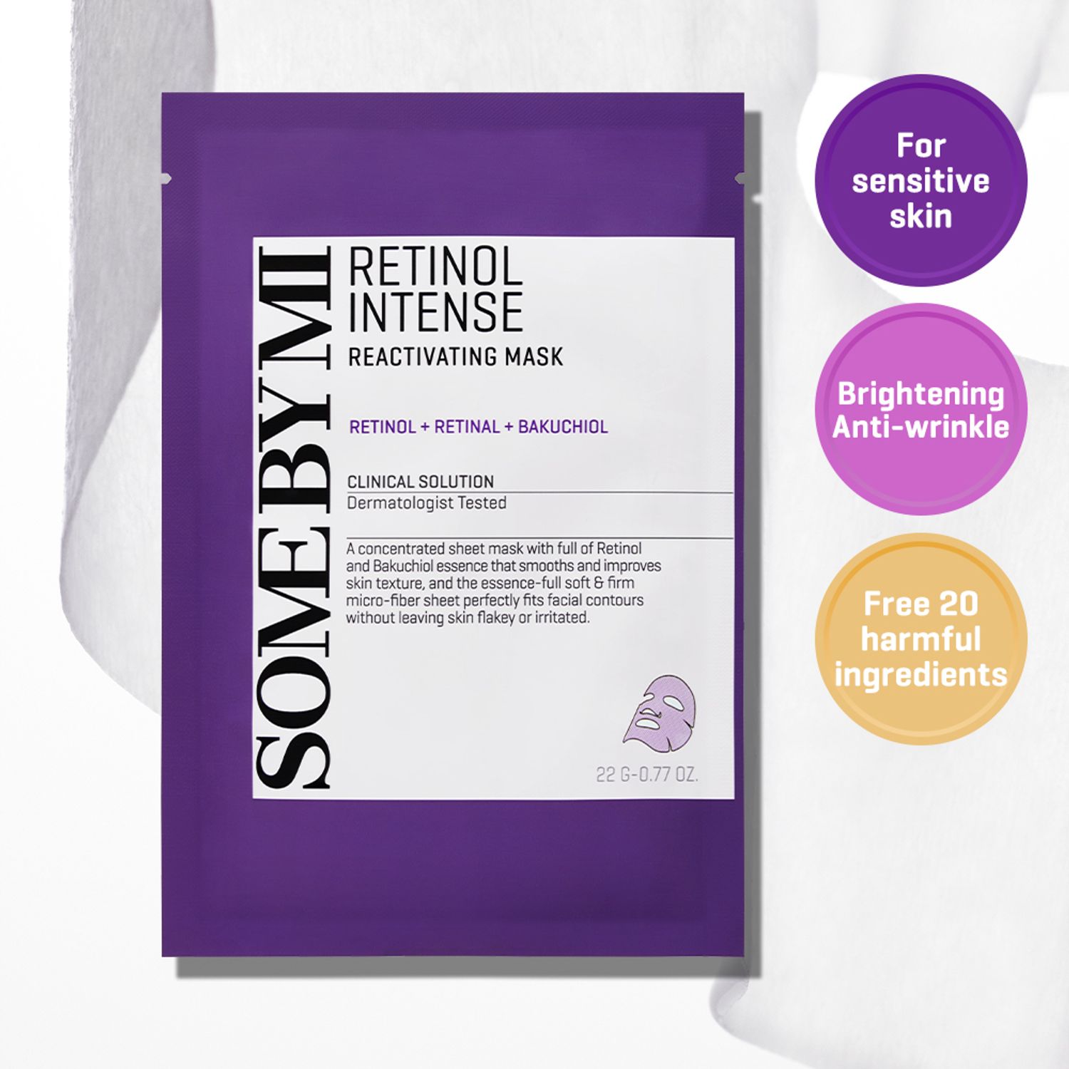 SOME BY MI Retinol Intensive Mask Sheet 1P | OLIVE YOUNG Global