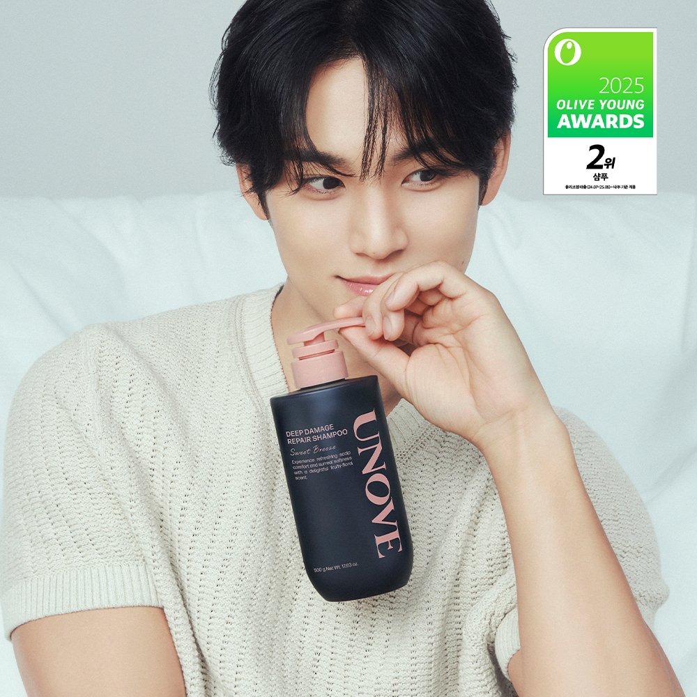 UNOVE Deep Damage Repair Shampoo 500g (Sweet Breeze/Rosy Aura)