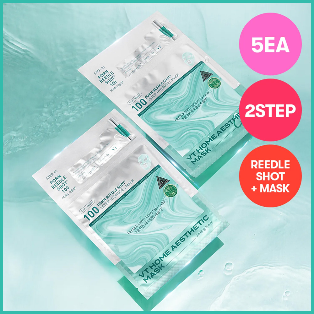 VT PDRN Reedle Shot 100 2Step Hydrogel Mask Sheet 5ea