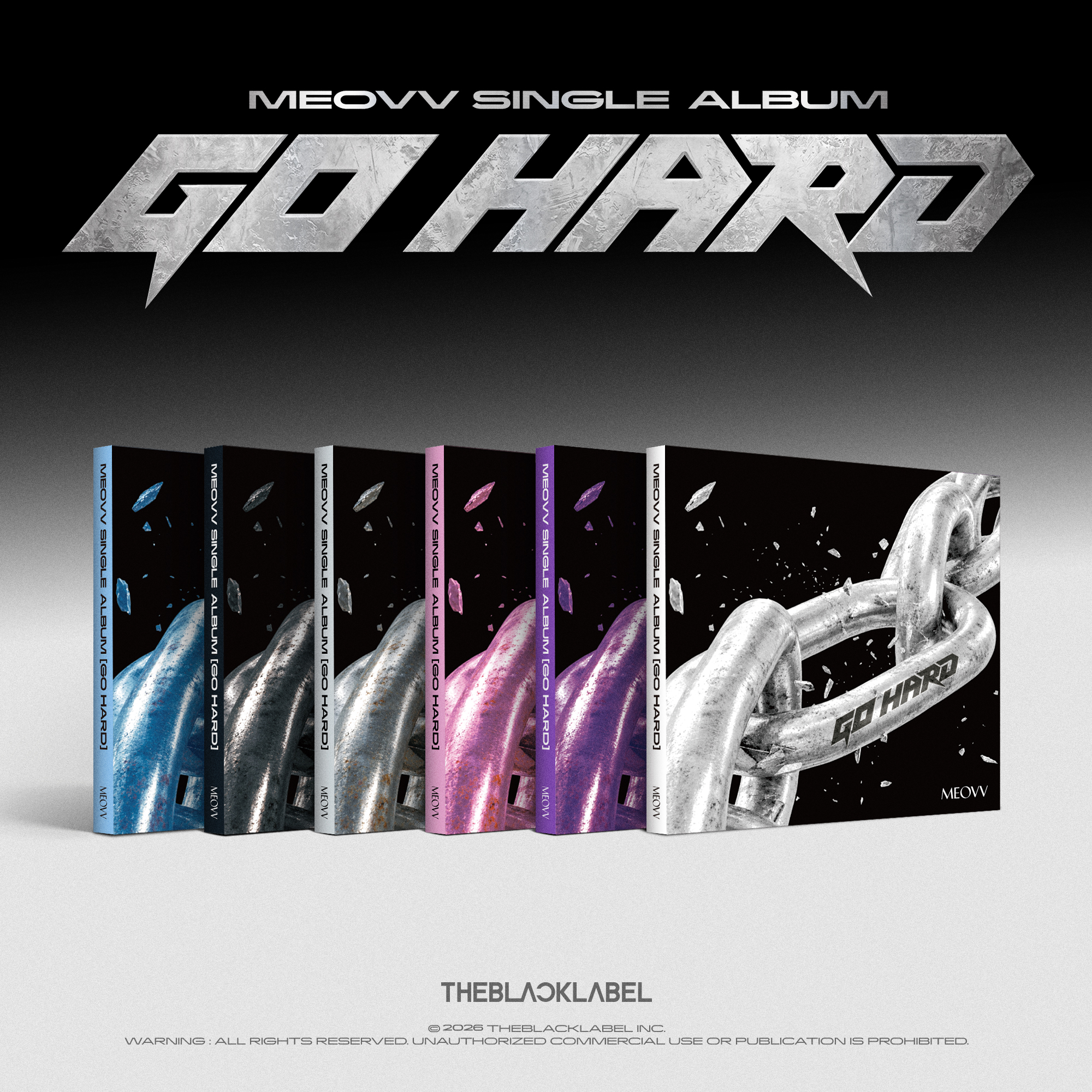 MEOVV - Single Album [GO HARD] (6 in 1 Set) | OLIVE YOUNG Global