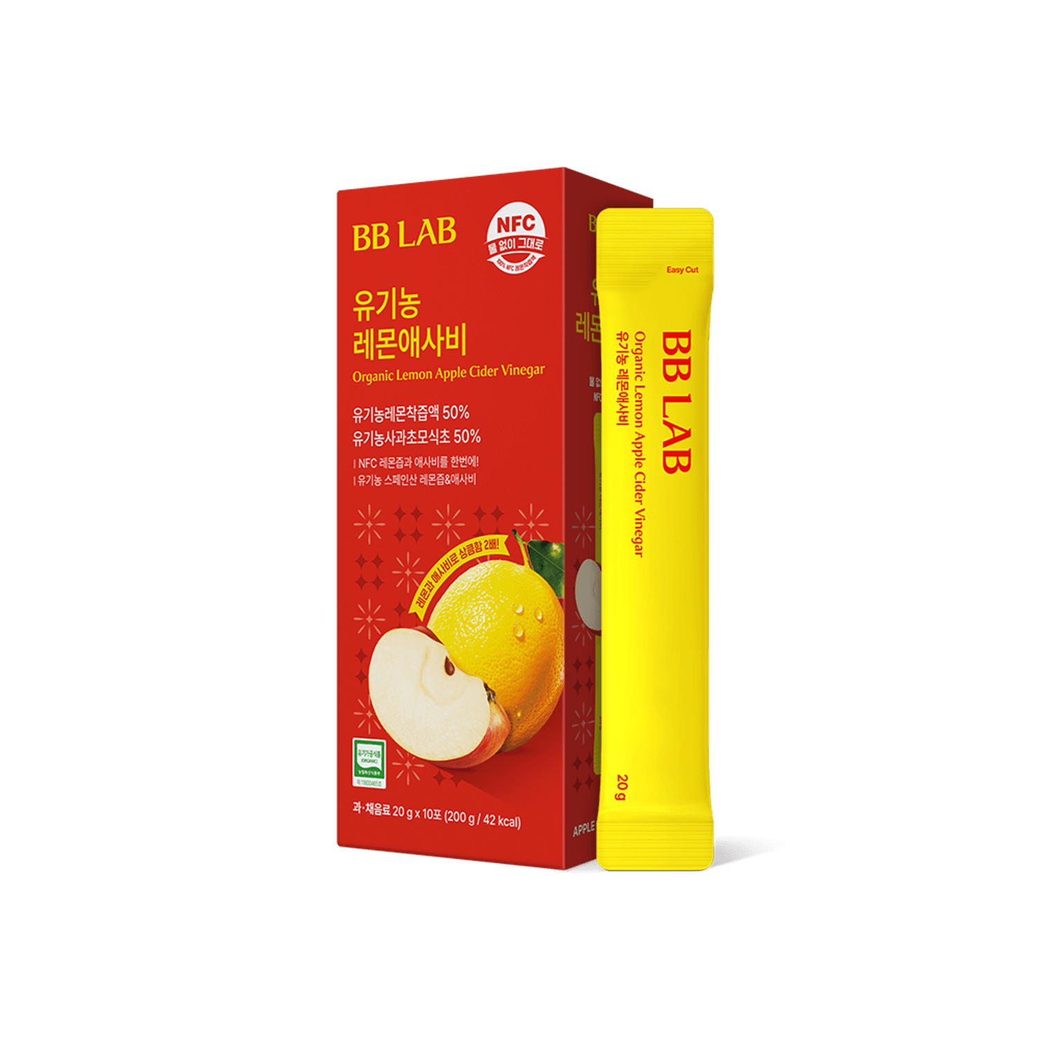 BB LAB Lemon Apple Cider Vinegar 10 Sticks (10-day supply) | OLIVE YOUNG Global