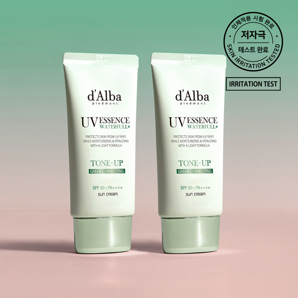 d'Alba Waterfull Tone Up Sun Cream (Green Correcting) (50ml)