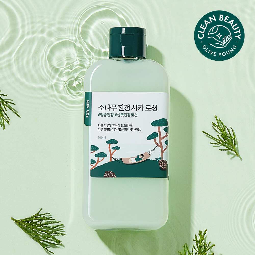 ROUND LAB フォーメン松の木カーミングシカ ローション 200ml | OLIVE
