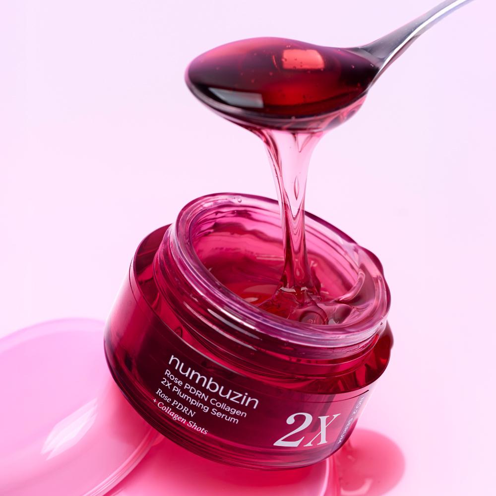 numbuzin No. 2 Rose PDRN Collagen 2X Plumping Serum 30ml