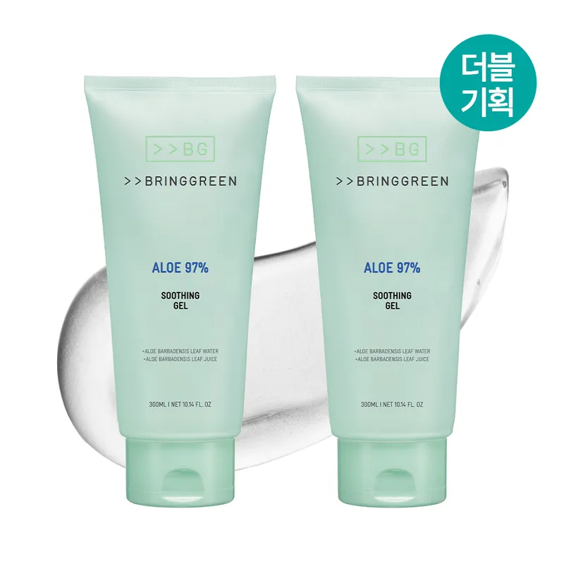 Aloe 97% Soothing Gel 300ml Double Pack