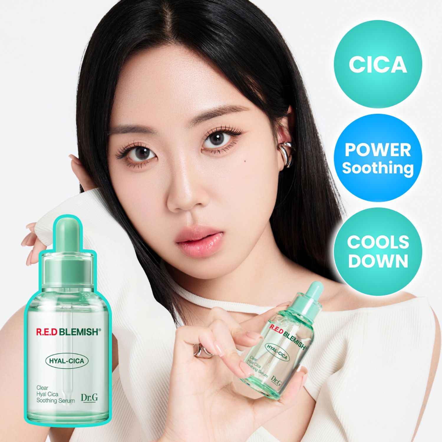 Dr.G Red Blemish Clear Hyal Cica Soothing Serum 50ml | OLIVE YOUNG Global
