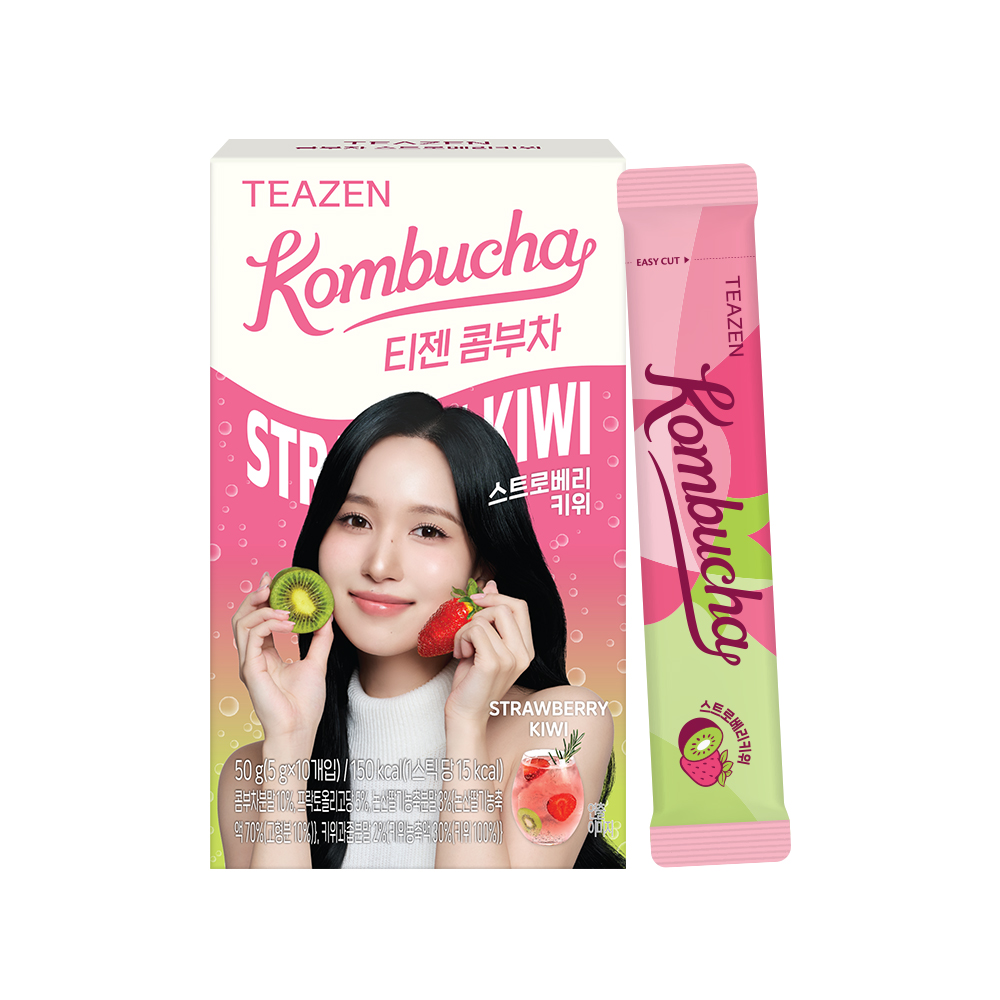 Teazen Kombucha #Strawberry Kiwi 10T | OLIVE YOUNG Global