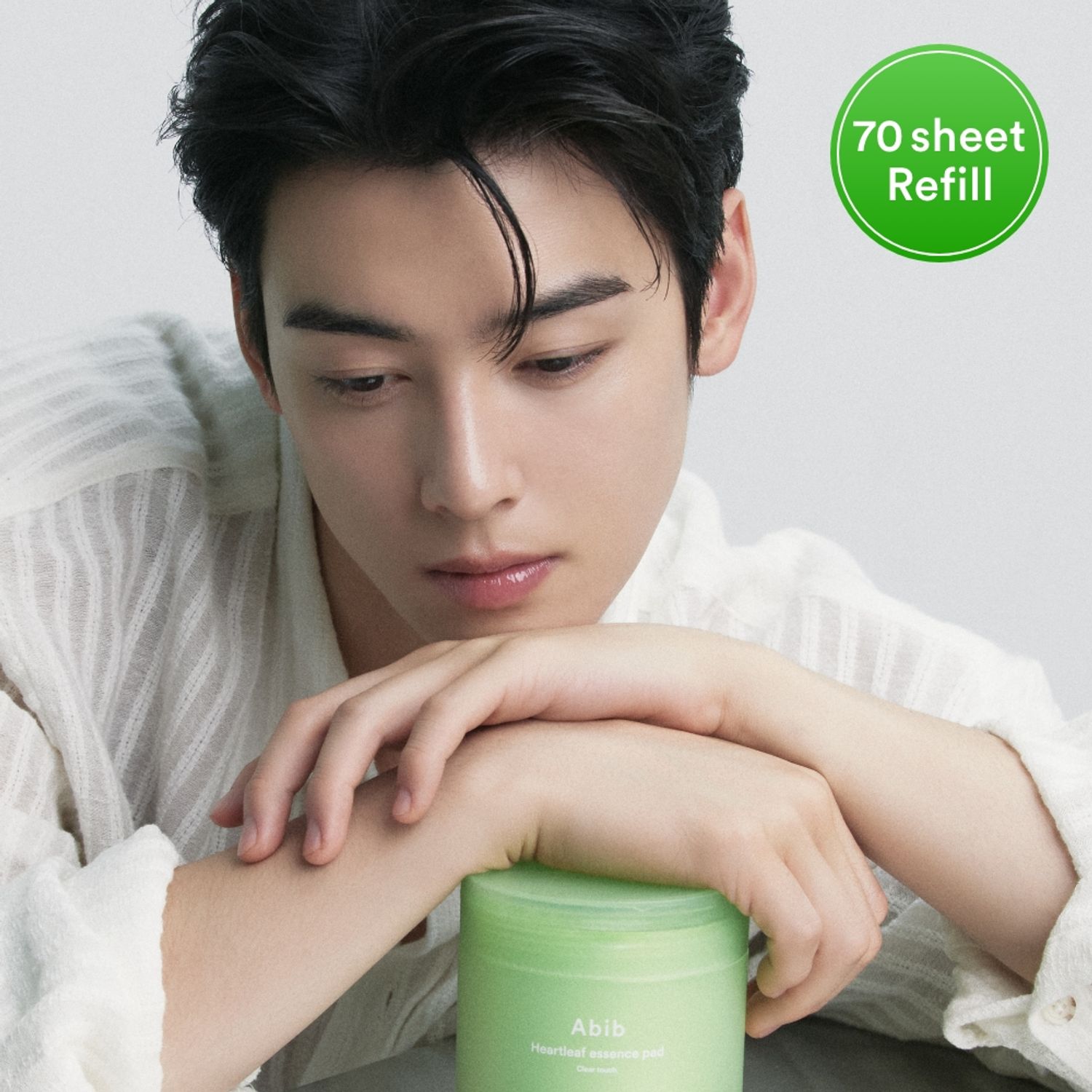 Abib Heartleaf Essence Pad Clear Touch 70P Refill Set | OLIVE YOUNG Global